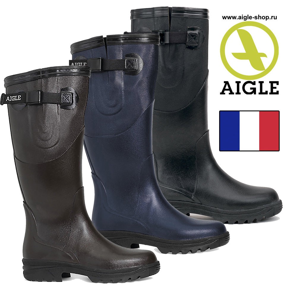 Каучуковые сапоги женские AIGLE Reva