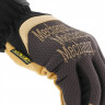 Прочные сенсорные перчатки MECHANIX Work Leather FastFit Brown