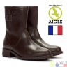 Женские теплые кожаные сапожки AIGLE Chante Mid