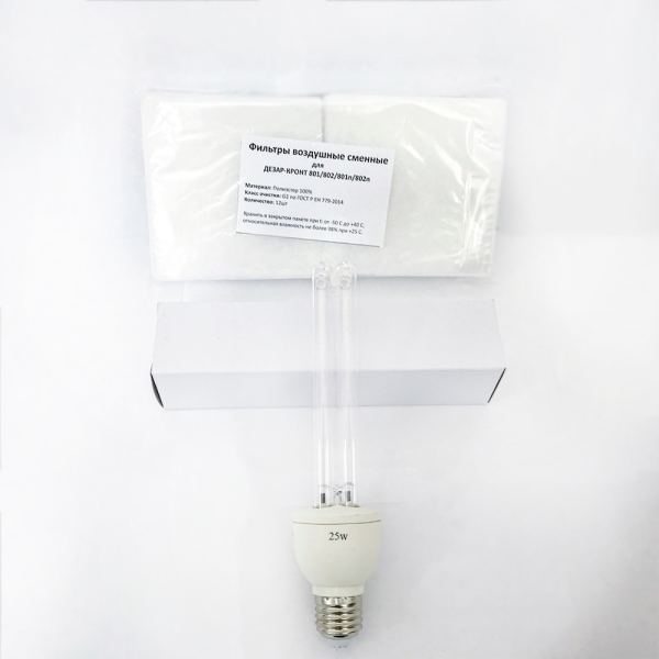 Сменный набор ламп для Дезар 801 настенные/передвижные модели