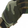 Тактические перчатки с сенсорными вставками MECHANIX FastFit Woodland Camo