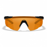 Тактические очки для стрельбы с баллистической защитой WILEYX Saber Advanced Matte Black (Rust)