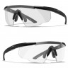 Тактические очки для стрельбы с баллистической защитой WILEYX Saber Advanced Matte Black (Clear-Grey)