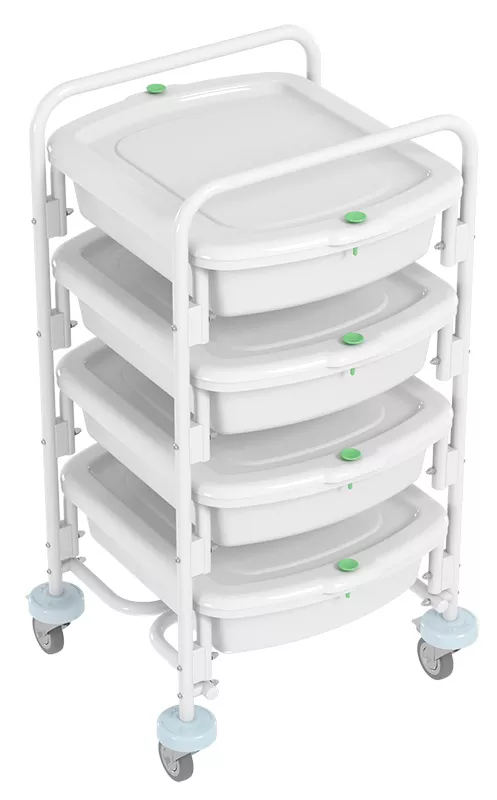 Тележка контейнерная эндоскопическая с контейнерами ТКЭ-4-"КРОНТ"-1, 60674