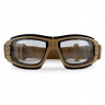 Тактические очки с баллистической защитой WILEY X Lynx (Frame Matte Tan, Lens Grey + Clear)