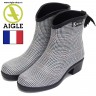 Женские короткие сапоги из каучука AIGLE Miss Juliette Bottillon Print