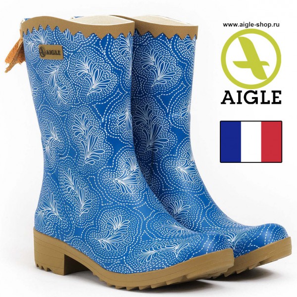 Каучуковые сапоги AIGLE Victorine Bottillon