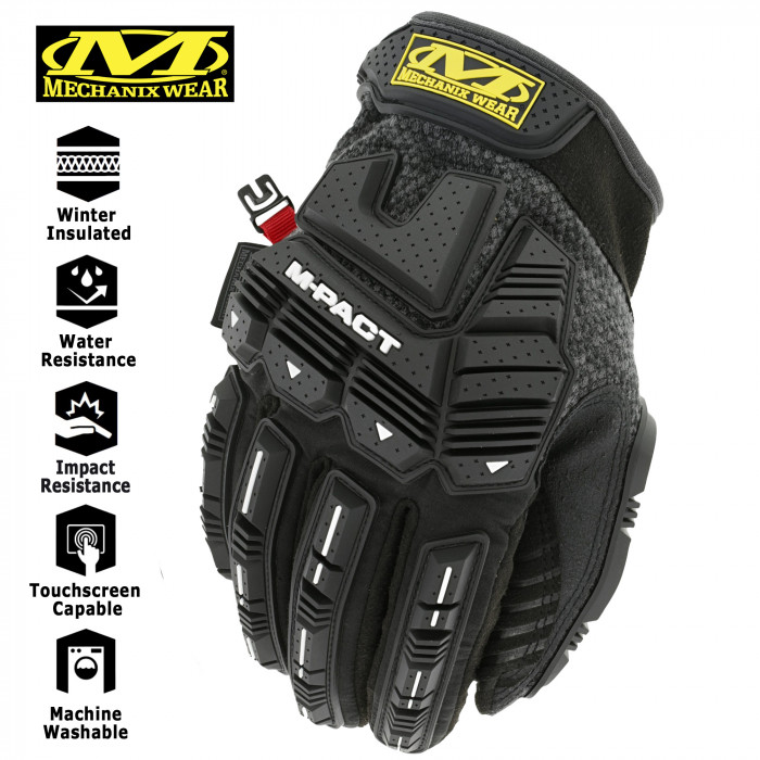 Защитные зимние перчатки MECHANIX ColdWork M-Pact с поддержкой тачскрин